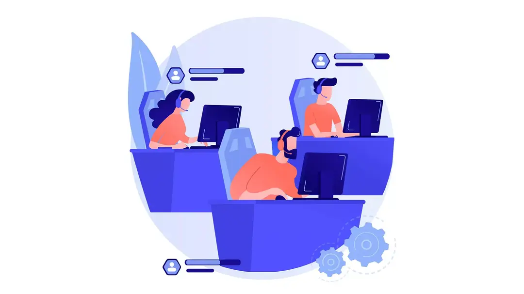 Ilustração representativa para suporte operacional de infraestrutura